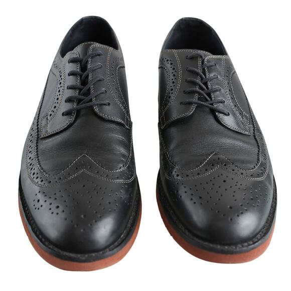 Mens Black Leather Gordon Rush Lace Up Dress Shoes - Size 10.5M main image 14